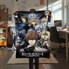 1Pc Death Note Print Flannel Blanket High Quality Warm Comfortable Cover for All Seasons Perfect for Gifts Home Decor