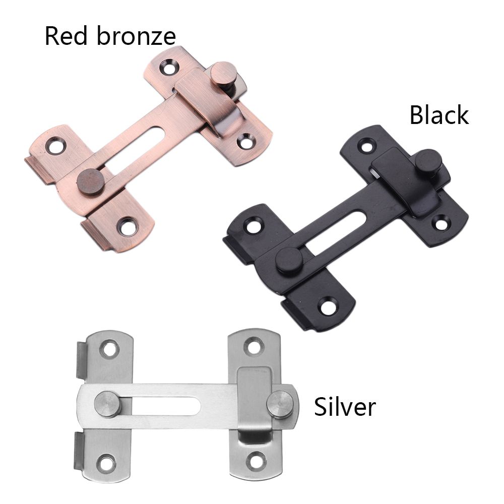 Clasp Security Silent Gate Buckle Stainless Steel Cabinet Catches Window Catch Lock Hasp Door Bolt