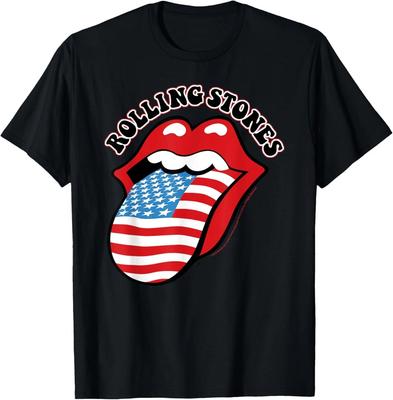 Официальная винтажная футболка Rolling Stones с языком, США