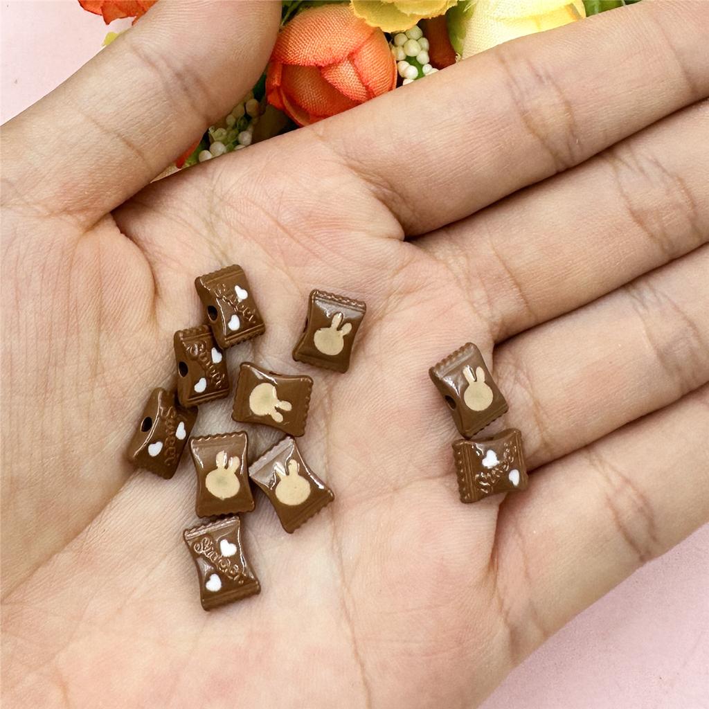 Jewelry Making 9.7*12.6mm Alloy Dripping DIY Beading Material Cute Candy Beads Fashion for Bracelet Necklace 10pcs