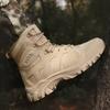 Fashion High-quality Training Boots Mountaineering Boots Winter Desert Hiking Shoes Men's Non-Slip Waterproof Outdoor Warm Leather Boots