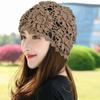 Women's Spring Autumn Thin Crochet Hollow Knitted Hat Mesh Breathable Elegant Handmade Flower Cap