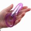Penis Delay Ring Comfortable To Use Easy To Use Replaceable Batteries Functional Dildo Foreskin Delay Ring for Adult Men