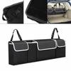 Car Trunk Organizer Adjustable Backseat Storage Bag Net High Capacity Multi-use Oxford Automobile Seat Back Organizers Universal