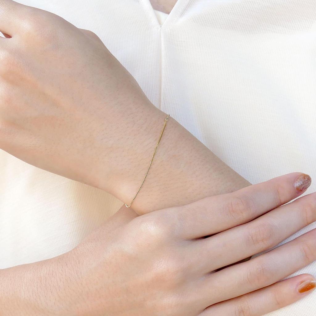 VA Vendome Aoyama K10YG Gold Bracelet GJVB0120LSYG 2-Way (Anklet)