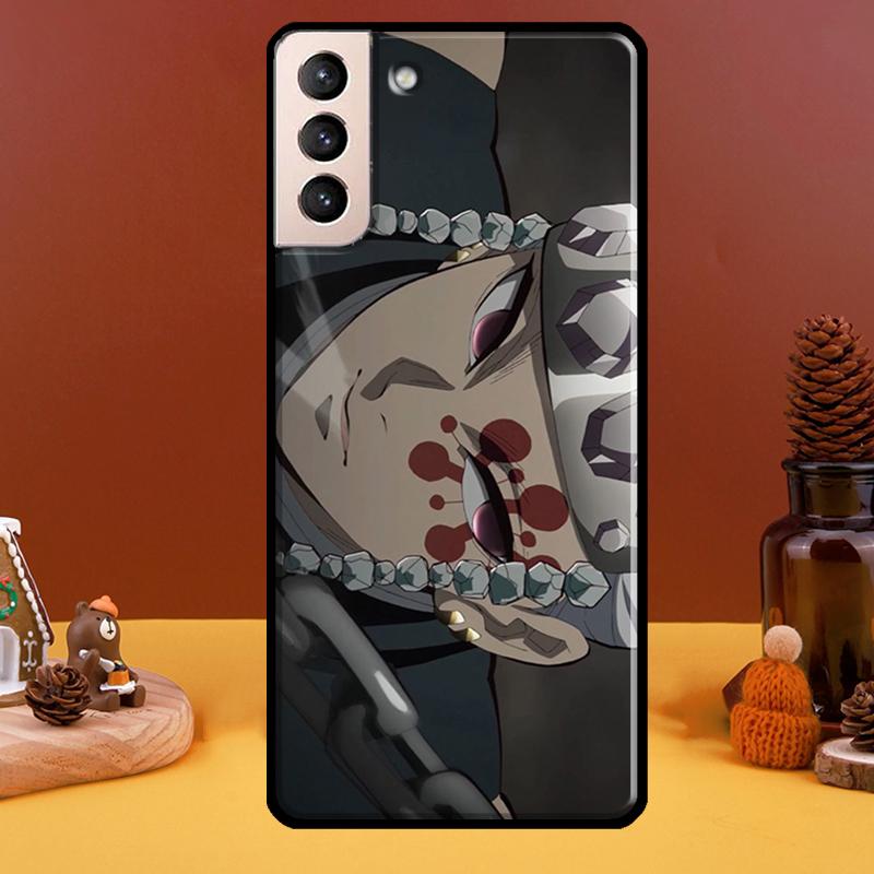 Чехол для телефона Tengen Uzui Kimetsu no Yaiba для Samsung Galaxy S22 Ultra S20 S21 FE S10 S10e S9 Note 10 Plus Note 20 Ultra