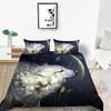 2023 New Style 3D Wolf Printed Single King Size Luxury Duvet Cover Set with Bedding Pillow Home Textiles Duvet Cover Sets