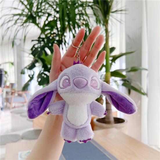 12cm Cartoon Doll Pendant PP Cotton Fully Filled Cute Alien Doll Plushie Ornament Soft Monsters Pendant Stuffed Animal Doll Toy Backpack Decor