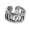 Korean Style Twist Braided Ring New Fashion Old Wide Chain Open Ring Jewelry