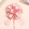 5Pcs Craft Flowers Wedding Car Ribbon Gift Wrap Wedding Pull Bow Flower  Wedding Car Decor