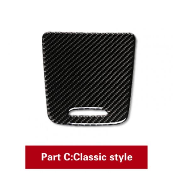 Углеродное волокно для Mercedes Benz W176 A Class CLA GLA Центральная консоль Ящик для хранения Панель Отделка Крышка Наклейка Интерьер автомобиля