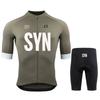 2025 Synful Мужская велосипедная одежда Комплект футболки с коротким рукавом для горного велосипеда Триатлон MTB Лето