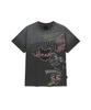 BROWNBREATH W Bb Heart Pigment Tee - Charcoal