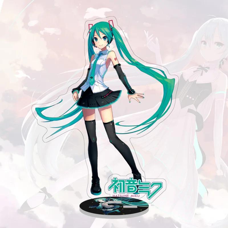 29 Types Hatsune Miku Anime Figure 16Cm Acrylic Key Chain Ornaments Gifts Pendant Buckle Two-Sided Hatsune Miku Model TOYS Gift