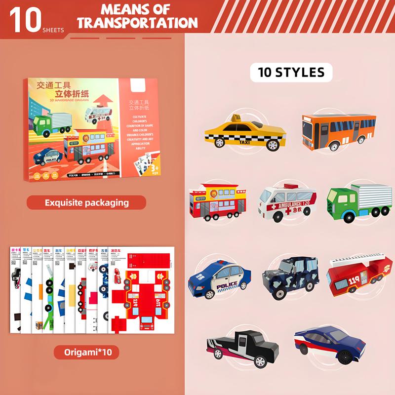 10/36/37 Листов Набор для Оригами DIY Бумага для Оригами Арт-Поделки Материалы Монтессори Образовательные Ручные Игрушки для Детей Подарок