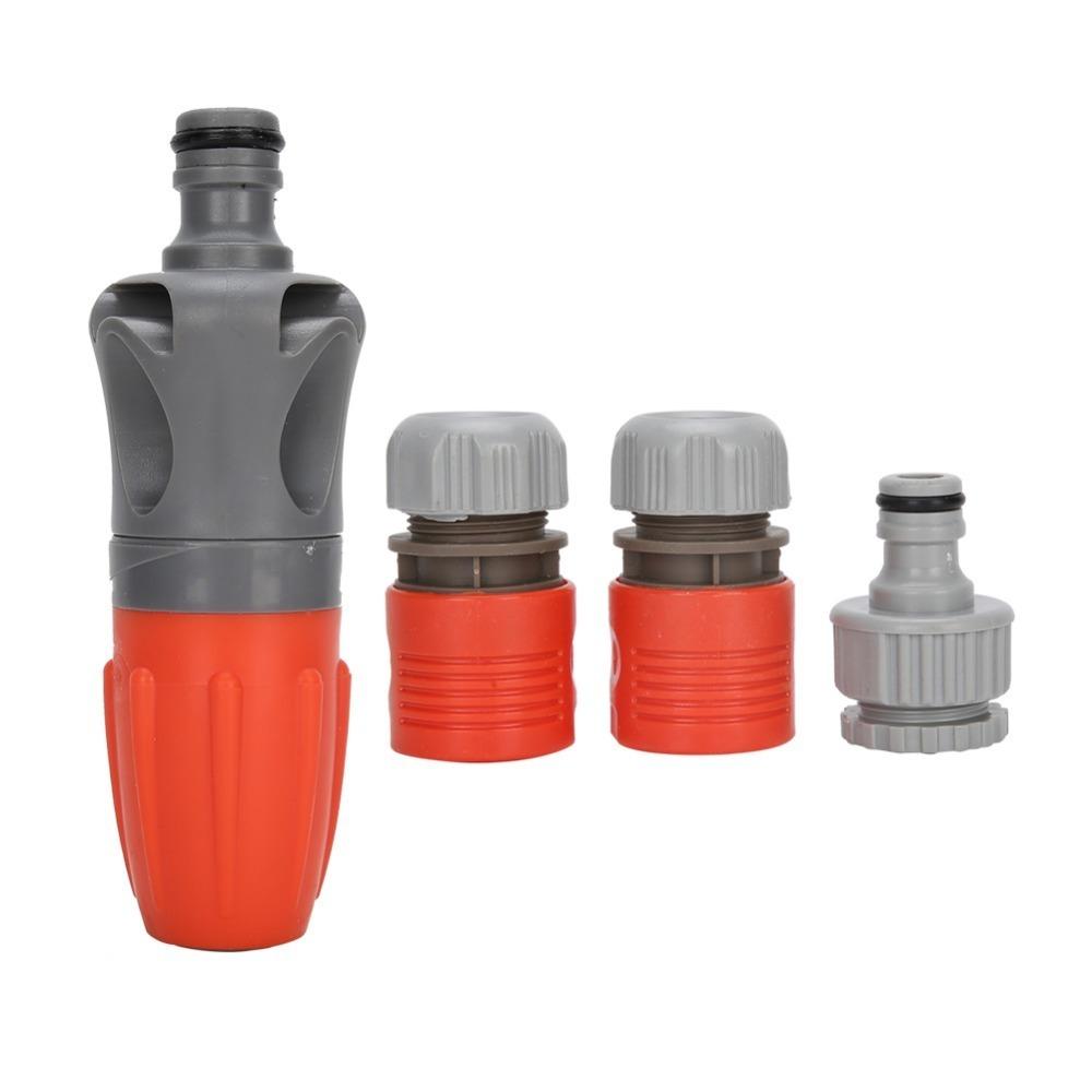 Ergonomic Handle Water Hose Sprayer Anti-Slip Hose Connector Kit Jet Nozzle  Home Garden Use