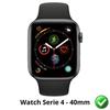 Защитная пленка для Watch Serie 4 - 40 мм [Набор 6 шт.] Ультратонкая прочная защитная пластиковая пленка Phonillico