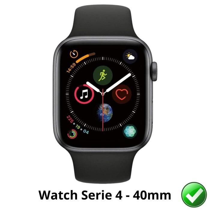Защитная пленка для Watch Serie 4 - 40 мм [Набор 6 шт.] Ультратонкая прочная защитная пластиковая пленка Phonillico