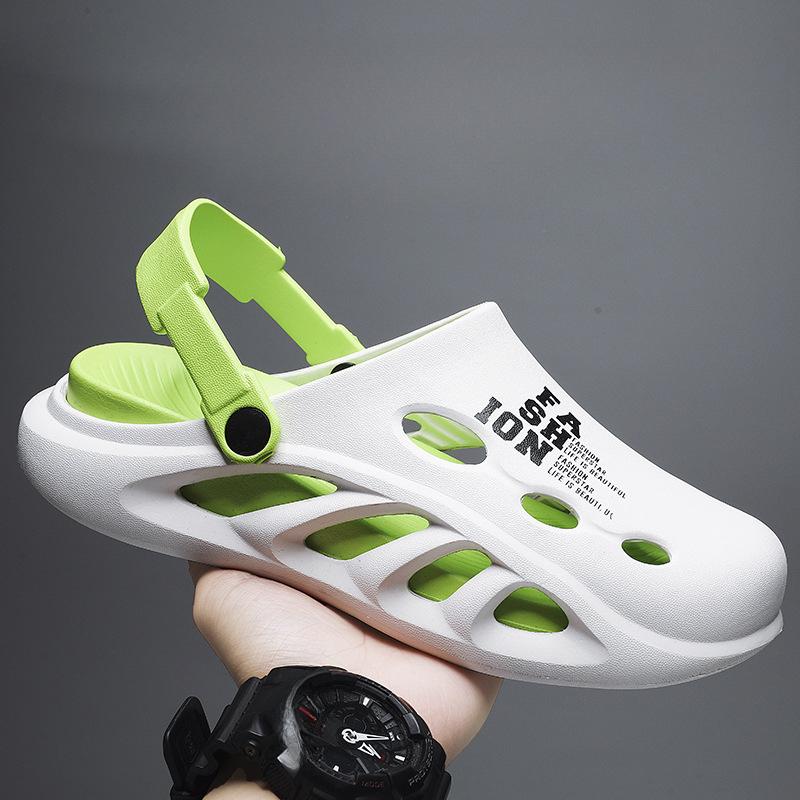 Order One Size Up Men's Shoes Non Slip Slippers Breathable Casual Slippers for Summer