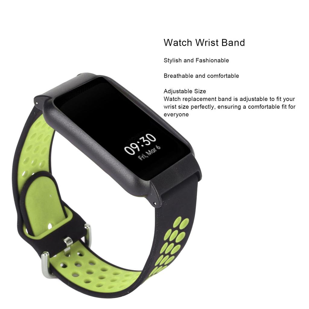 Силиконовый ремешок для часов 20 мм, мягкий дышащий, стильный, удобный, легкий для OPPO FREE Smart Watch