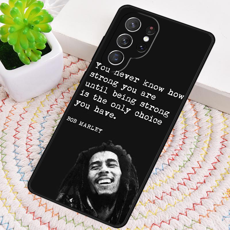 Чехол для телефона Bob Marley Quotes Rasta Reggae print для Samsung Galaxy note 10 pro S26 Ultra S23 S24 FE S25 S21 S22 PLUS