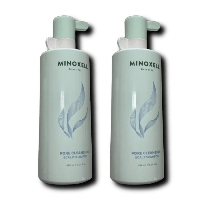 MINOXELL Шампунь для очищения пор кожи головы 480 мл x 2 (39183580)