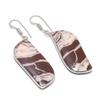 Natural Cappuccino Jasper 925 Sterling Silver Jewelry Earring 2.17" J4s17