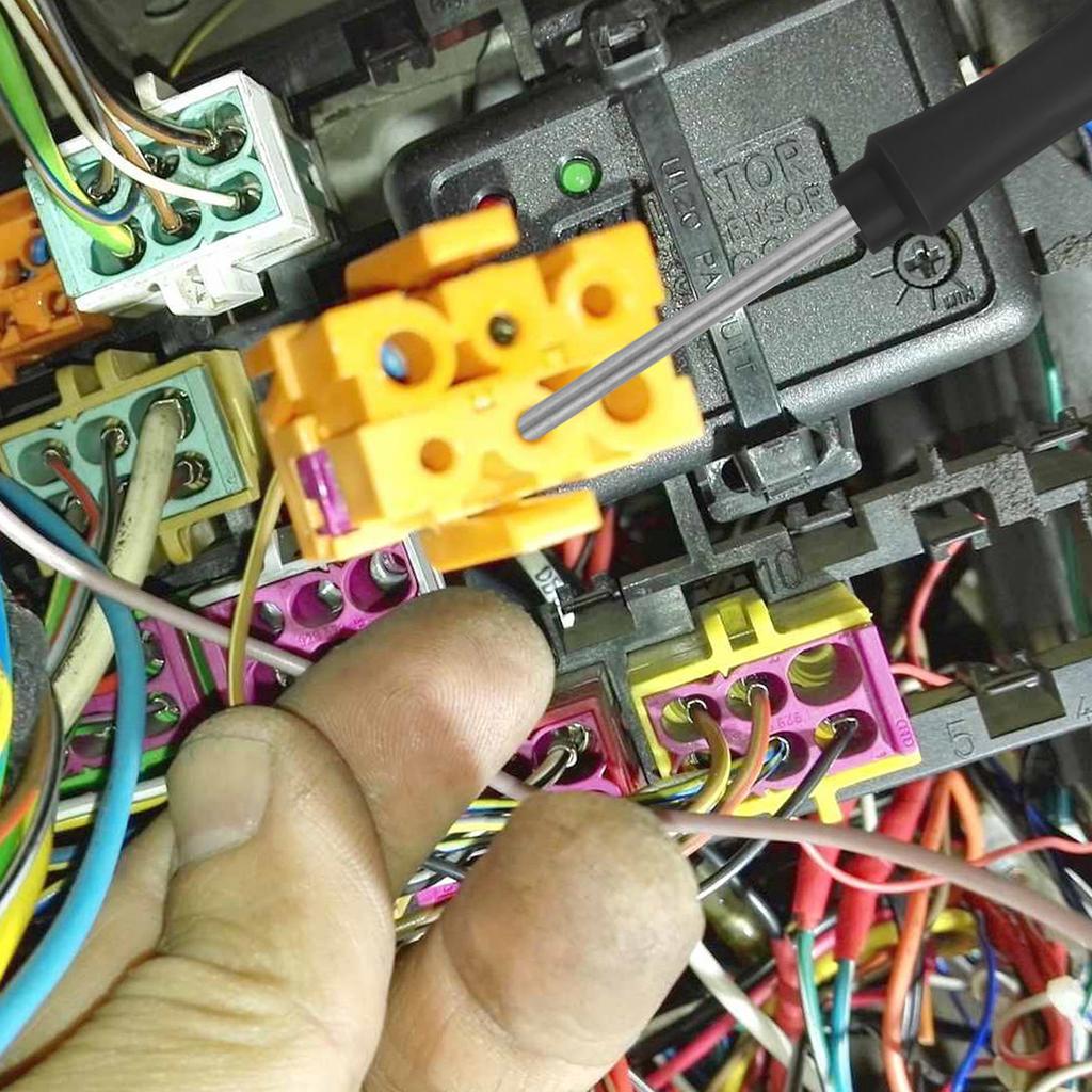 Набор из 18 шт. инструментов для удаления пинов из нержавеющей стали, съемник клемм автомобильных разъемов, электрические пины, чехол на молнии, профессиональный