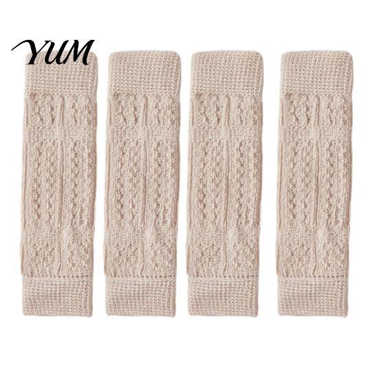 Comfortable Pet Elbow Guard 4Pcs Dog Protectors, Knitted Leg Warmer Wraps, Breathable Protective Sleeves for Elderly Dogs Dogs, Post-operative