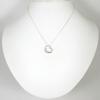 [Used] TIFFANY/Tiffany 925 Open Heart Pendant/Necklace/j63-1