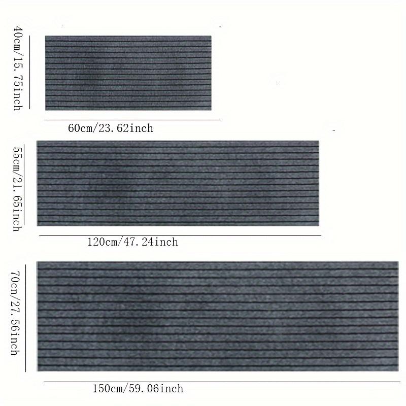 Kitchen Stripe Carpets Rug Stain-resistant, Water-resistant, Non-slip, Rubber Backing Bathroom Mat Carpet House Carpet Modern Home Decor