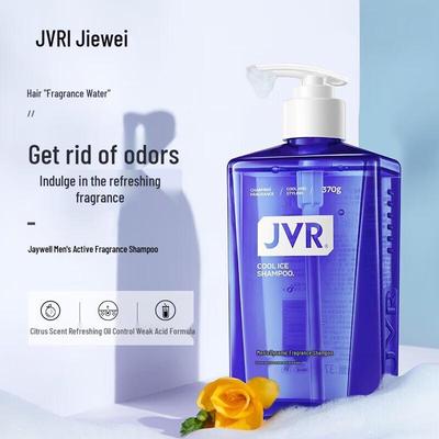 JVR Мужской освежающий и контролирующий жирность парфюмированный шампунь
