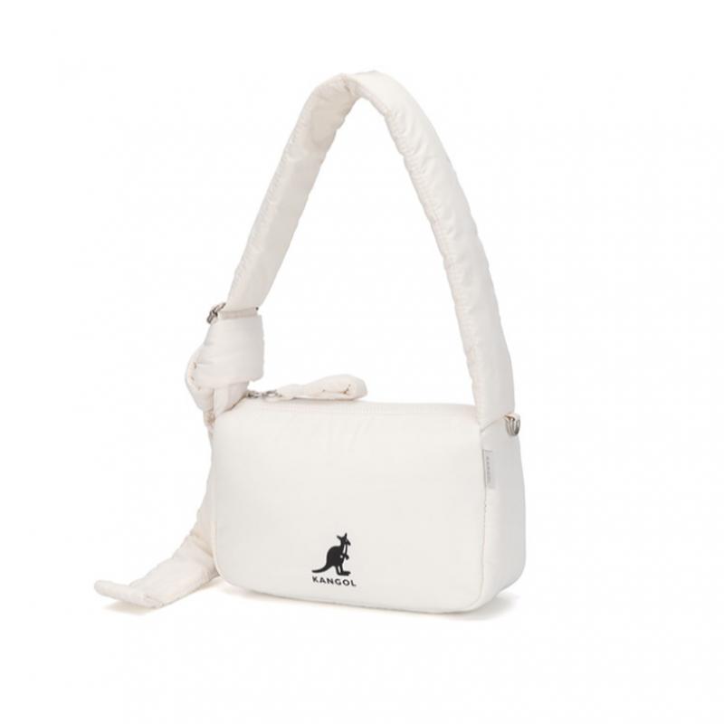 KANGOL Wh Стеганая сумка-кросс S 3329 Слоновая кость