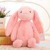 Kawaii кукла-кролик, плюшевая милая пушистая детская игрушка для девочек от 6 до 7 лет, серый, желтый, розовый, подарок подруге