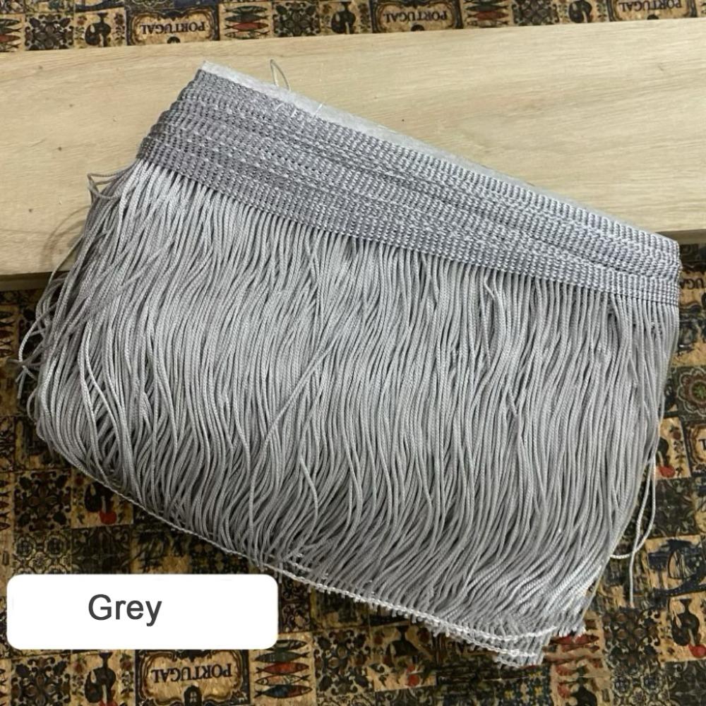 10 Yards 6 Inches Fringe Trim Polyester DIY Craft Accessories Lace Trim Ribbon Solid color Tassel Trim Lamp Shade
