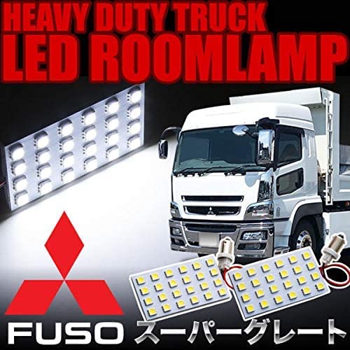 Светодиодный плафон салона Mitsubishi Fuso Super Grade, 24 В, 4 х 6 линий, G14,