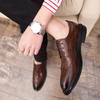 Men Casual Shoes Lace Up Male Dress Shoes Fashional Men Business Breathable Round Toe Casual Shoe Outdoor Leather Shoes Big Size