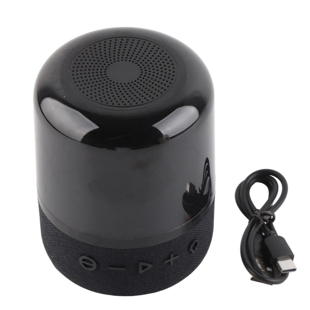 Colorful Glass Speaker Portable Stereo Sound Wireless Bluetooth Speaker with 3 Light Modes for Home