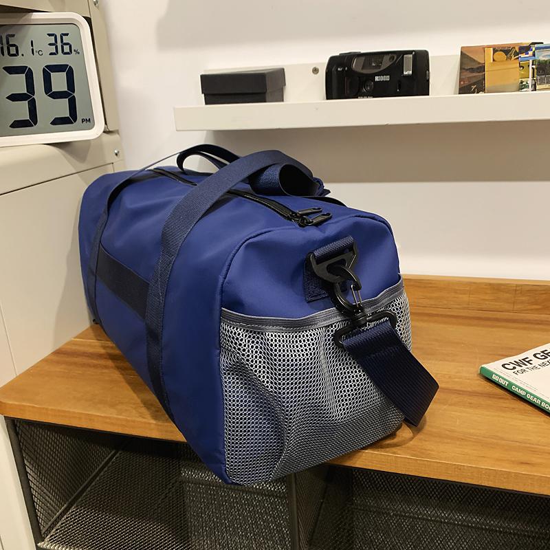 Travel Bag Large Capacity Fitness Travel Bag Sports Luggage Bag Separation Shoes Bags Dry Wet Separation Student Storage Bag