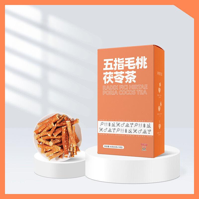 Чай из персика «Пять пальцев» Poria cocos, чай из красной фасоли и ячменя, пакетированный чай для здоровья