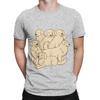 Cute Golden Retrievers Dogs Cartoon Illustration Novelty 100 Cotton Tshirt Gloden Retirever Tees Tops For Unisex