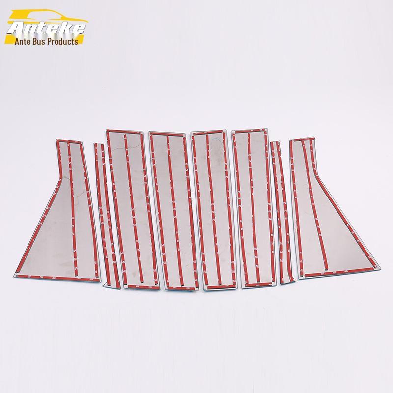 Stainless Steel Anti-Scratch Trim for 730 Model Car Windows - Fits 17 Models