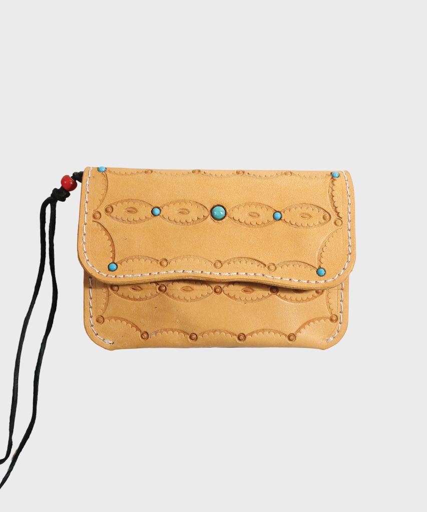 Camateclub Yazhi Trucker Wallet - Natural Handmade Wallet, Native American, Western