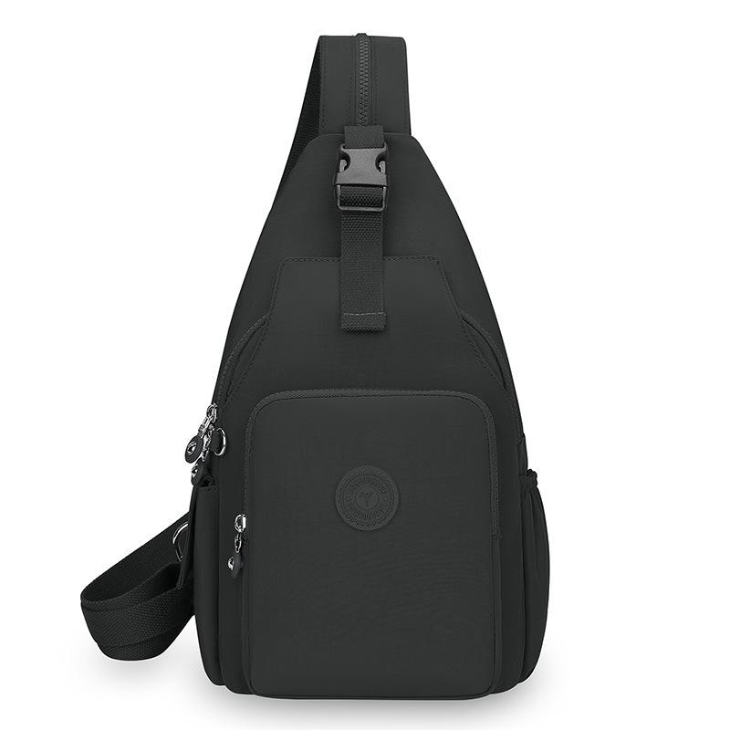 Женский рюкзак двойного назначения, нейлоновая сумка через плечо, большая вместимость, нагрудная сумка, дорожный рюкзак