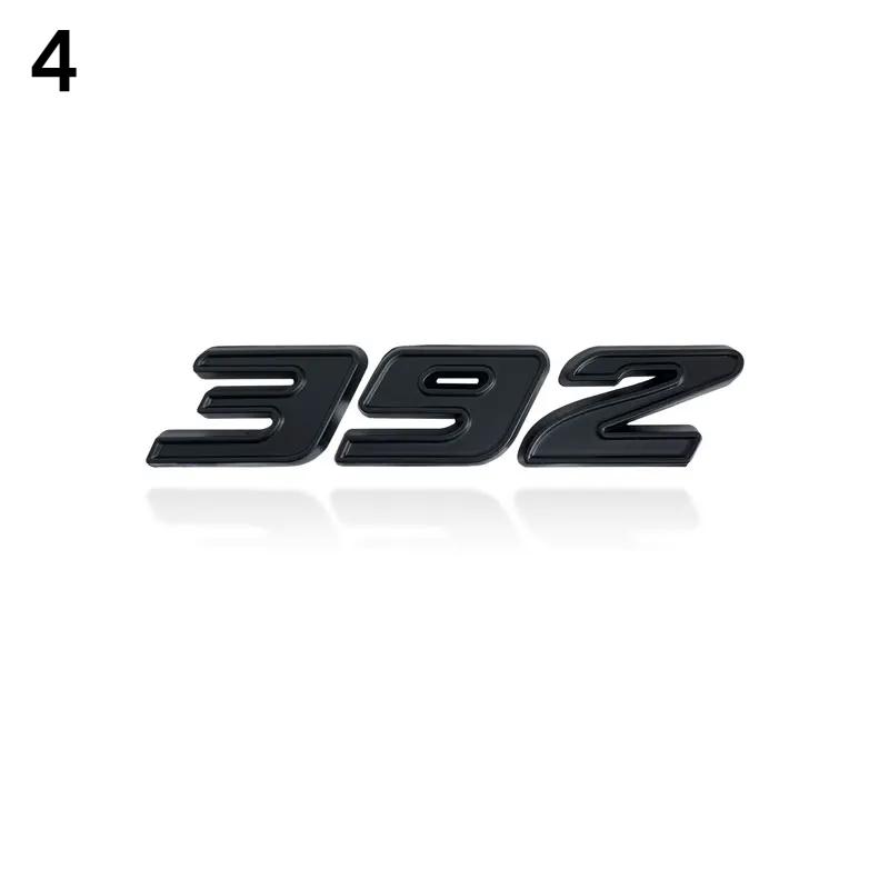 Металлическая 3D-наклейка на автомобиль 392 345 6.4L, эмблема, боковая наклейка на крыло автомобиля, задний багажник, бампер, задняя наклейка для Hemi Charger Challenge