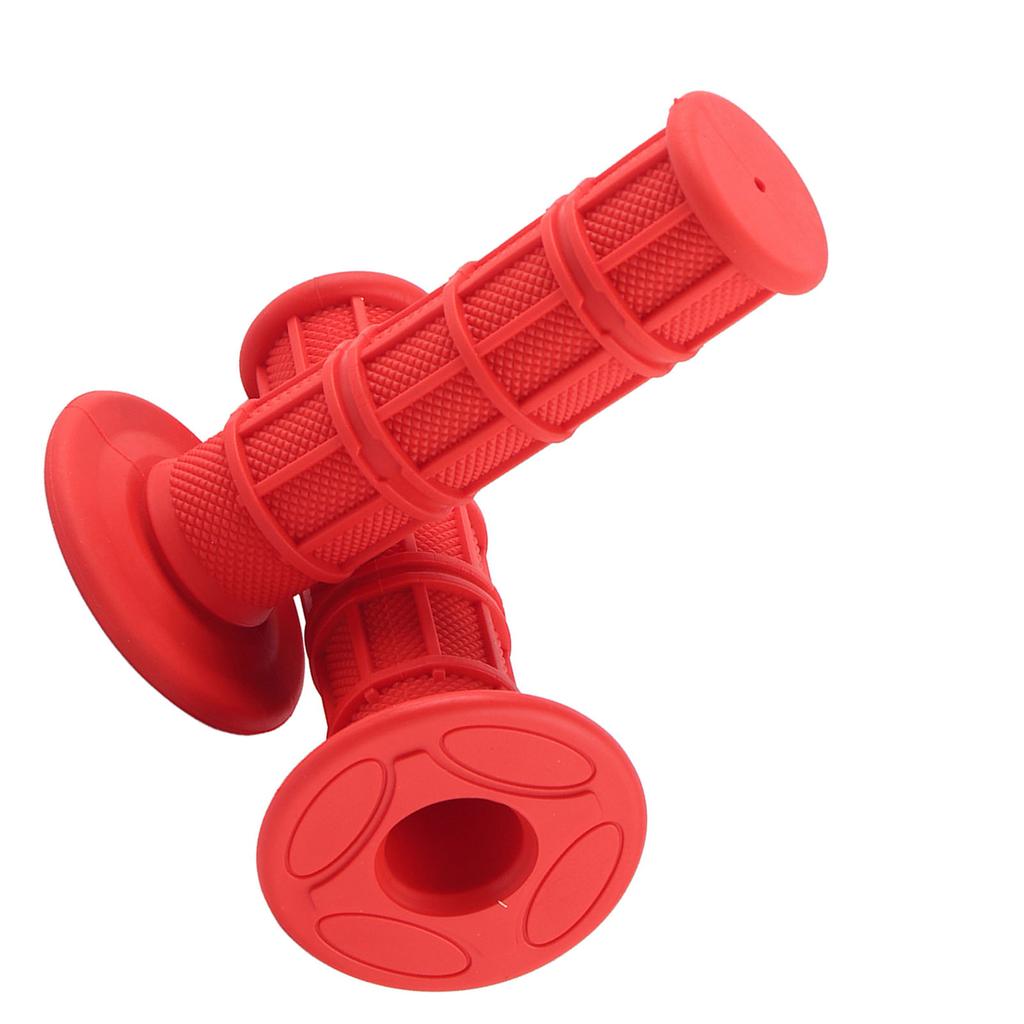 1 Pair of 22 25mm 7 8  Universal Silicone Motorcycle Handlebars Hand Grips New Red