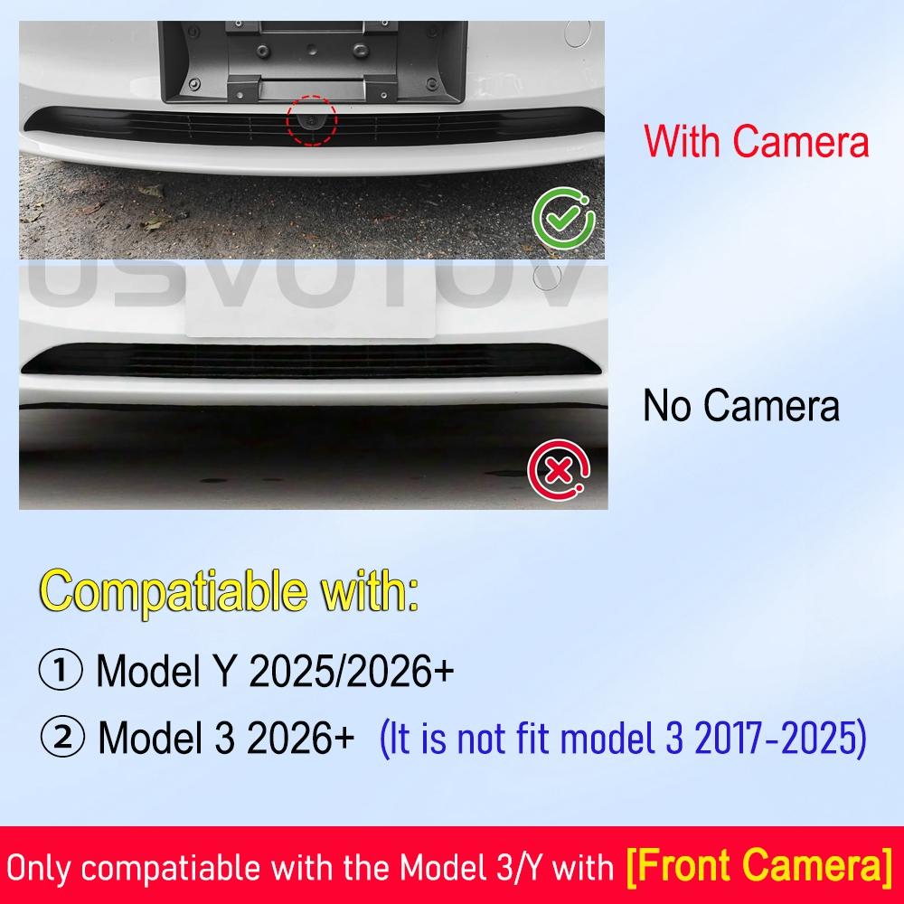 Сетчатые вставки в решетку для Tesla Model Y Juniper Model Y Premium и Model 3 2026 Задний бампер Вентиляционное отверстие для забора воздуха Крышка Аксессуары