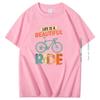 Life Is A Beautiful Ride Retro Graphic T Shirts Cotton New Shirts And Tshirts Big Size Short Sleeve T Shirt Mens Print T Shirt