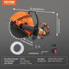 16'' Electric Concrete Saw Wet/Dry Saw Cutter with Water Pump and Blade