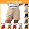 Blend Mid Womens Cotton Rise Chino Shorts With Button Closure And Belt Loops For Everyday Casual Wear